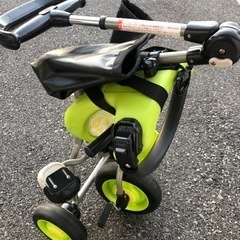 美品　アイデス 折りたたみコンポタウン グリーン　三輪車の画像