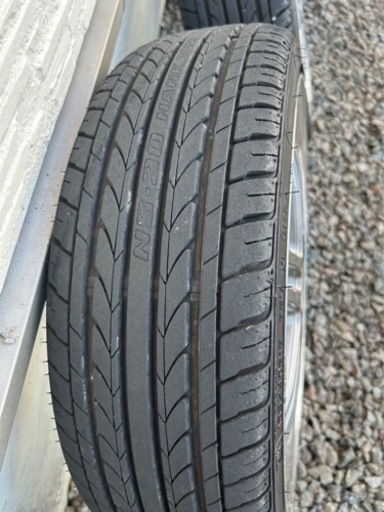 WORK RIZAL TADO 17インチ5.5j ＋45 22年タイヤ付き　4本セット
