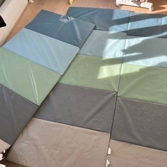 3枚セット　無料　IKEA 折りたたみ式ジムマット PLUFSI...