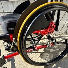 OXエンジニアリング 自走式 車椅子 fusion ホイールタイヤ新品の画像