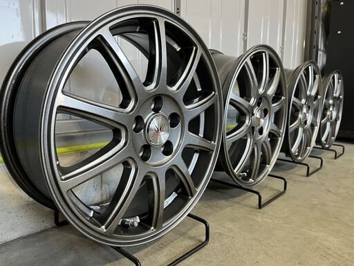 超美品ロクサーニスポーツSP10 17インチ7j5穴PCD100インセット48
