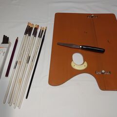クサカベ 油絵具一式 木箱セット　の画像