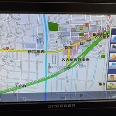 7インチGPSフルセグ内蔵ポータブルナビの画像