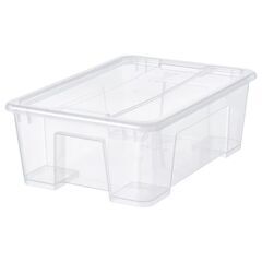 蓋付き透明プラスチックボックス