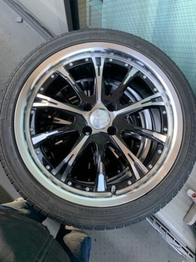 ホイール　タイヤ付き 4本セット4穴 クリフクライム