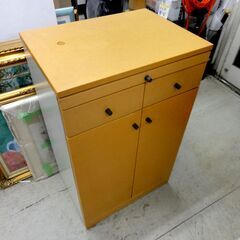 キッチン収納ラック ナチュラル系 幅56×奥40.5×高90㎝ レンジ台 食器棚 収納 家具 札幌市 中央区 南12条