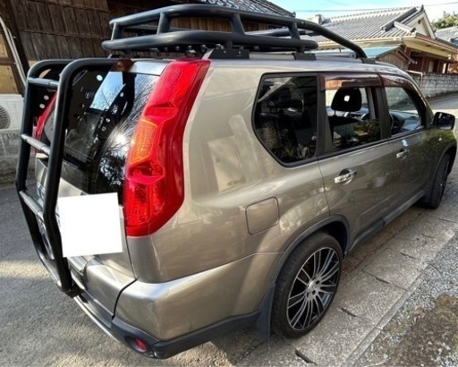 エクストレイルt31 ルーフキャリア　リアラダー