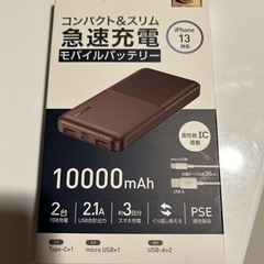 新品　未使用未開封　モバイルバッテリー　蓄電器