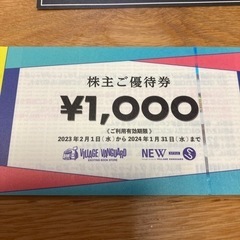 ビレバン　株主優待　ビレッジヴァンガードの画像