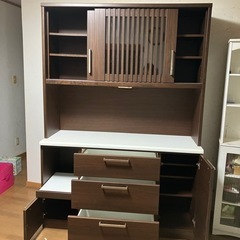 ニトリ　食器棚🌟ラストお値引きしました🩷の画像