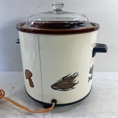 コアラ 錦電工 電気陶器鍋 スロークッカー ND-835型 3L 100V 140W CROCKERY KETTLE STONE WARE 昭和レトロ 調理器具 未使用長期保管品の画像