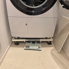 ディノス　ステンレス洗濯機置き台