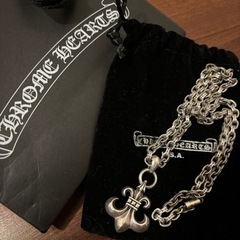 早い者勝ち‼️クロムハーツ BSフレアペンダントwithベイル＆ペーパーチェーンネックレス