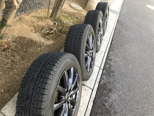【4本セット】スタッドレスタイヤ＆ホイール 225/60R18
