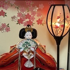 受け渡し決定　久月　浅草本店購入　　17日お届け　親王官女雛人形　ケース雛の画像