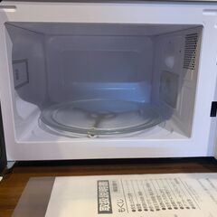 管K-99【愛知県一宮市から】【近隣配送可能です。】YAMAZEN 山善製　シンプル機能電子レンジ　60Hz専用　JRB-177-WH 白　取り扱い説明書・元箱付き　西日本地域対応　2022年製の画像
