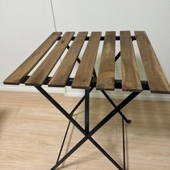 屋外用　テーブル　チェアーセットの画像