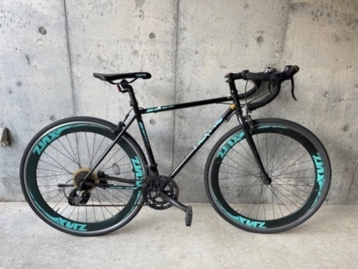 決　ロードバイク　ネクスタイル　ZNX-7014　ブラック　車庫保管