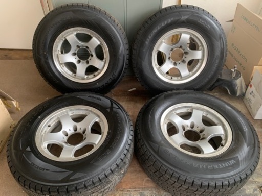 ダンロップスタッドレスタイヤSJ8バリ山