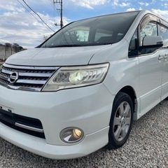 日産セレナ・ハイウェイスターVエアロ・両側パワースライド・後期型...