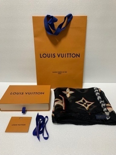 LOUIS VUITTON ルイ・ヴィトン　スカーフ　シルク 100% 品番M76916 正規直営品