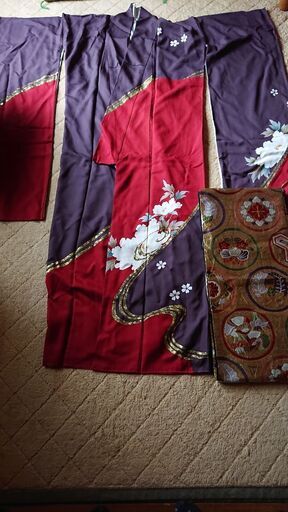 振り袖と帯締め