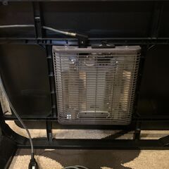 管K-104【愛知県一宮市から】美品　カジュアルこたつ　KCK-2168　華芝ジャパン株式会社製　ユニット＋机セット売り　2021年製　商品の寸法 60D x 80W x 38.5H cm 色の画像