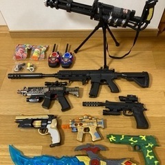 おもちゃ 銃 ガドリング 剣 ピストル トランシーバーの画像