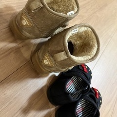 ムートンブーツ　靴 16センチの画像