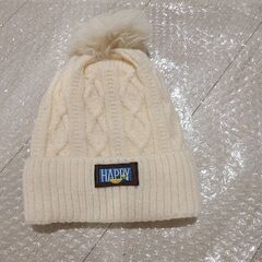 白　ニット帽　新品
