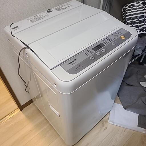 値下げしました！！洗濯機 6kg 2019年製 パナソニック NA-F60B12