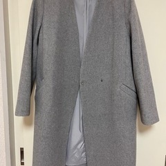 コート　グレー　膝丈　plant レディース