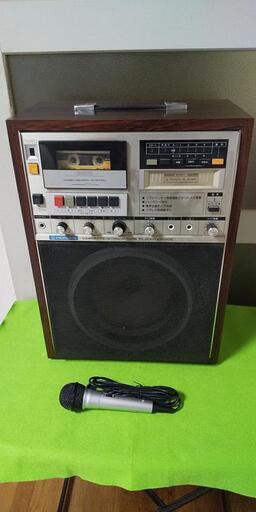 【昭和レトロ 】パイオニア カセット 8トラック プレーヤー KS-505 カラオケ 動作品 おまけ マイク付き