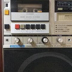 【昭和レトロ 】パイオニア カセット 8トラック プレーヤー KS-505 カラオケ 動作品 おまけ マイク付きの画像