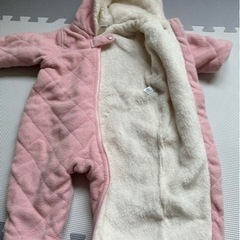 美品　babyGap ジャンプスーツ　サイズ70 カバーオール　ピンクの画像