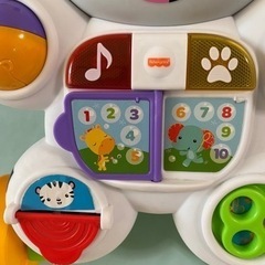 フィッシャープライス　歩行器　しまうま　バイリンガルウォーカーの画像