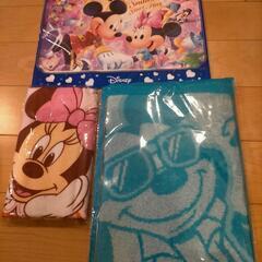ディズニーカレンダー　タオル2枚おまけ