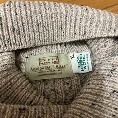 Aran sweater market 最高級メリノウール100%の画像