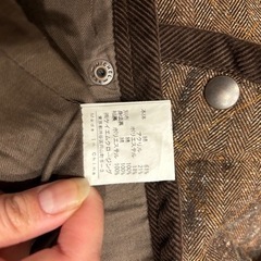 コート ジャケット 茶色の画像