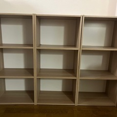 カラーボックス3個