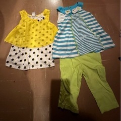 2T,3T T-シャツ,ノースリーブセットの画像