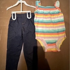 新品　18M〜24m Carter’s ロンパース,パンツセット
