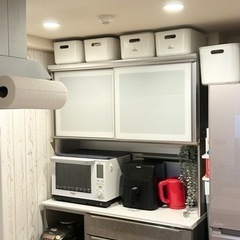 最高級 AYANO キッチンボード、ゴミ箱付き (Kam) 花小金井の収納家具 