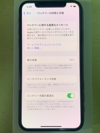iPhoneXs 256GB SIMフリー 動画若干ブレ有り