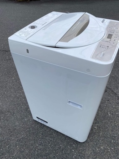 ?全自動電気洗濯機㊗️シャープ製5.5キロ✅設置込み?配達可能