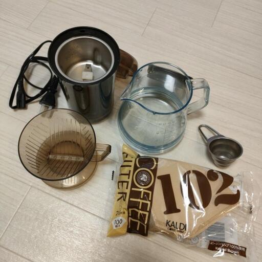 【美品・1月限定】ハンドドリップコーヒーセット・定価5000円超のセットでお得