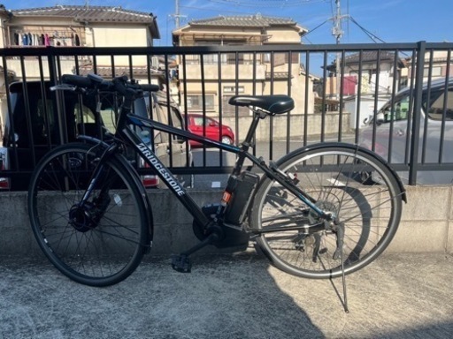 変更しました‼️【引取限定、和泉市】動自転車　電動アシストクロスバイクTB1e