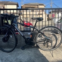 変更しました‼️【引取限定、和泉市】動自転車　電動アシストクロス...