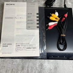 sony dvdプレイヤー　DVP-SR20