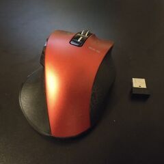 エレコム EX-G ワイヤレスマウス レッド